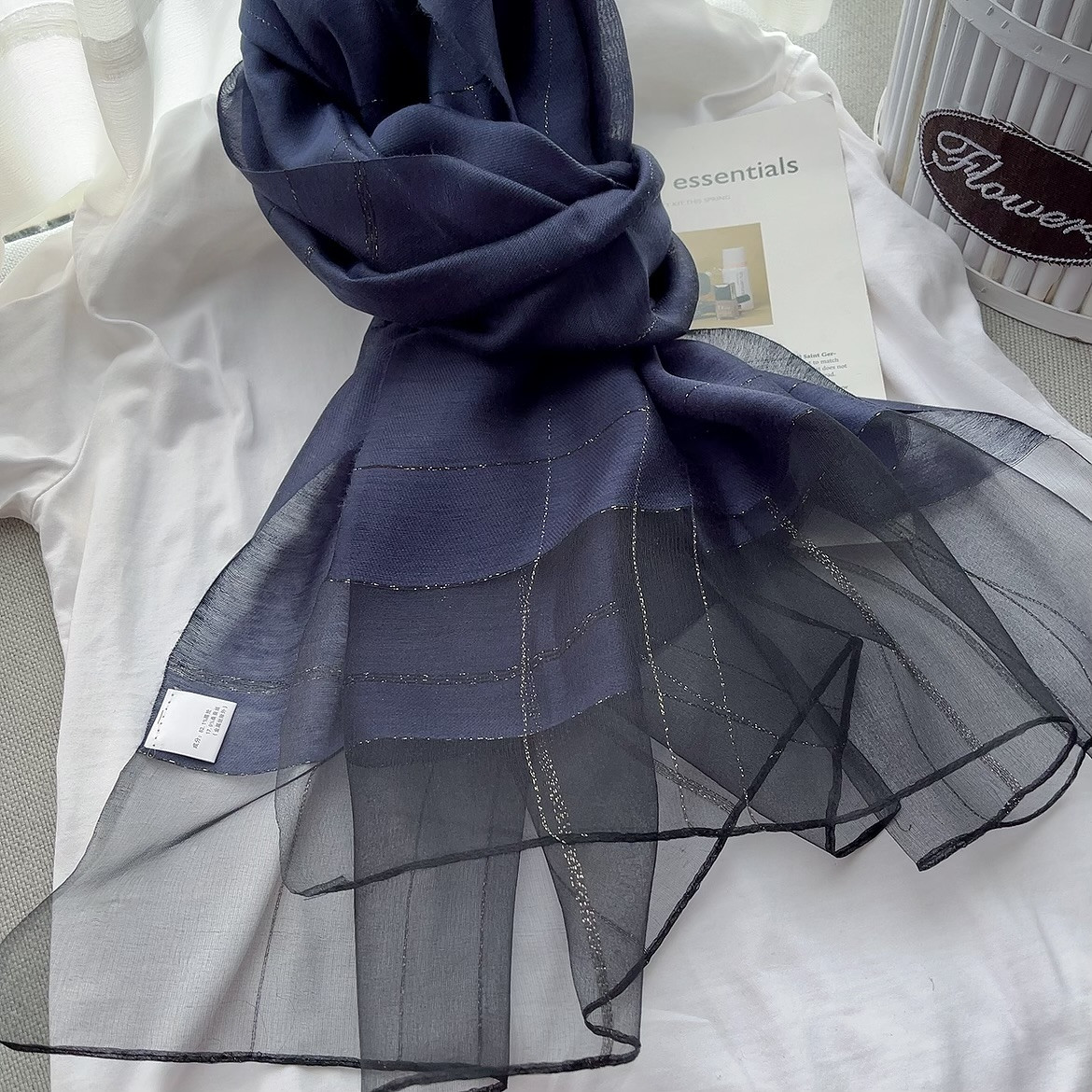 Party Wear Cotton Silk Hijab/Scarf