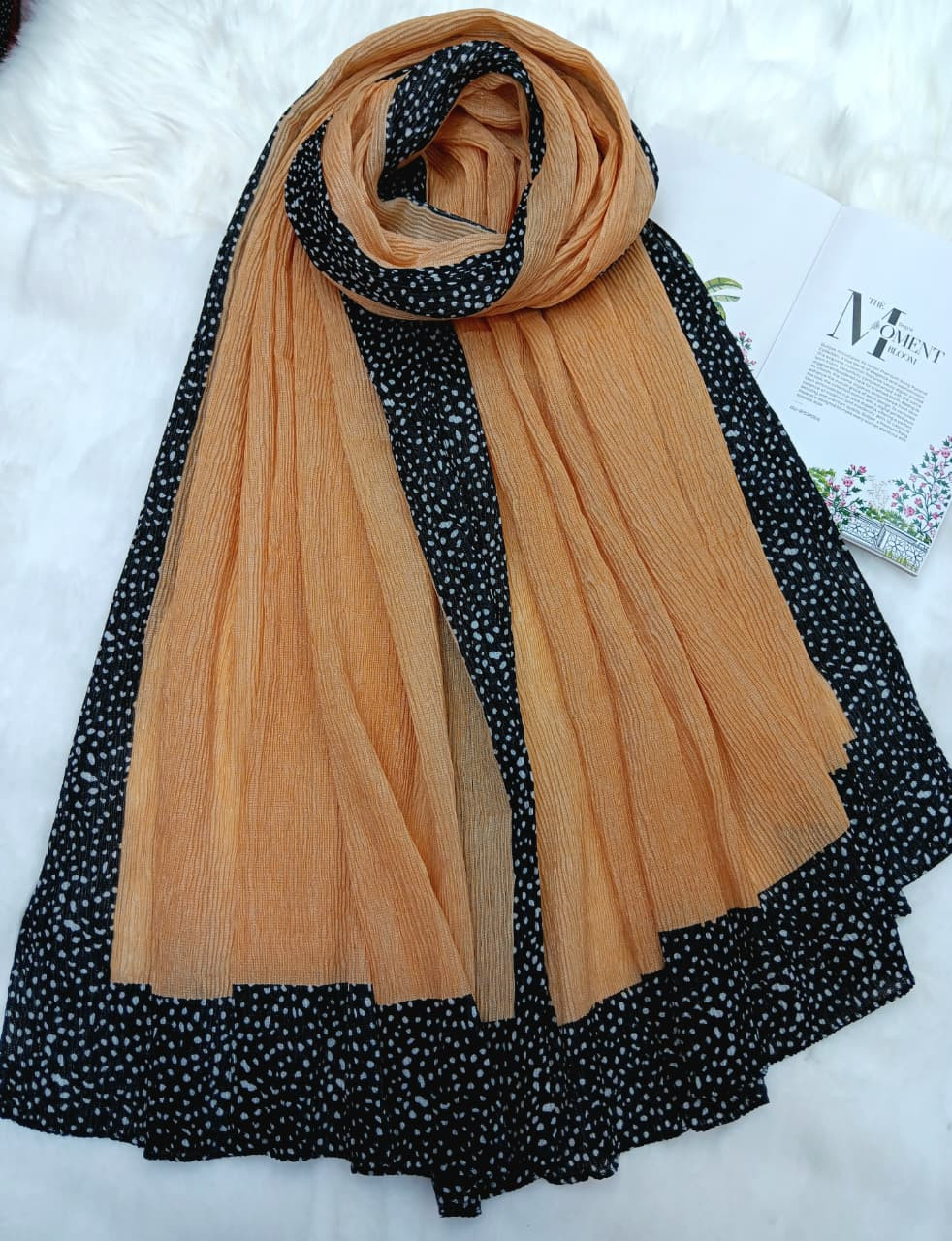 Ribbed Cotton Silk Hijab/Scarf