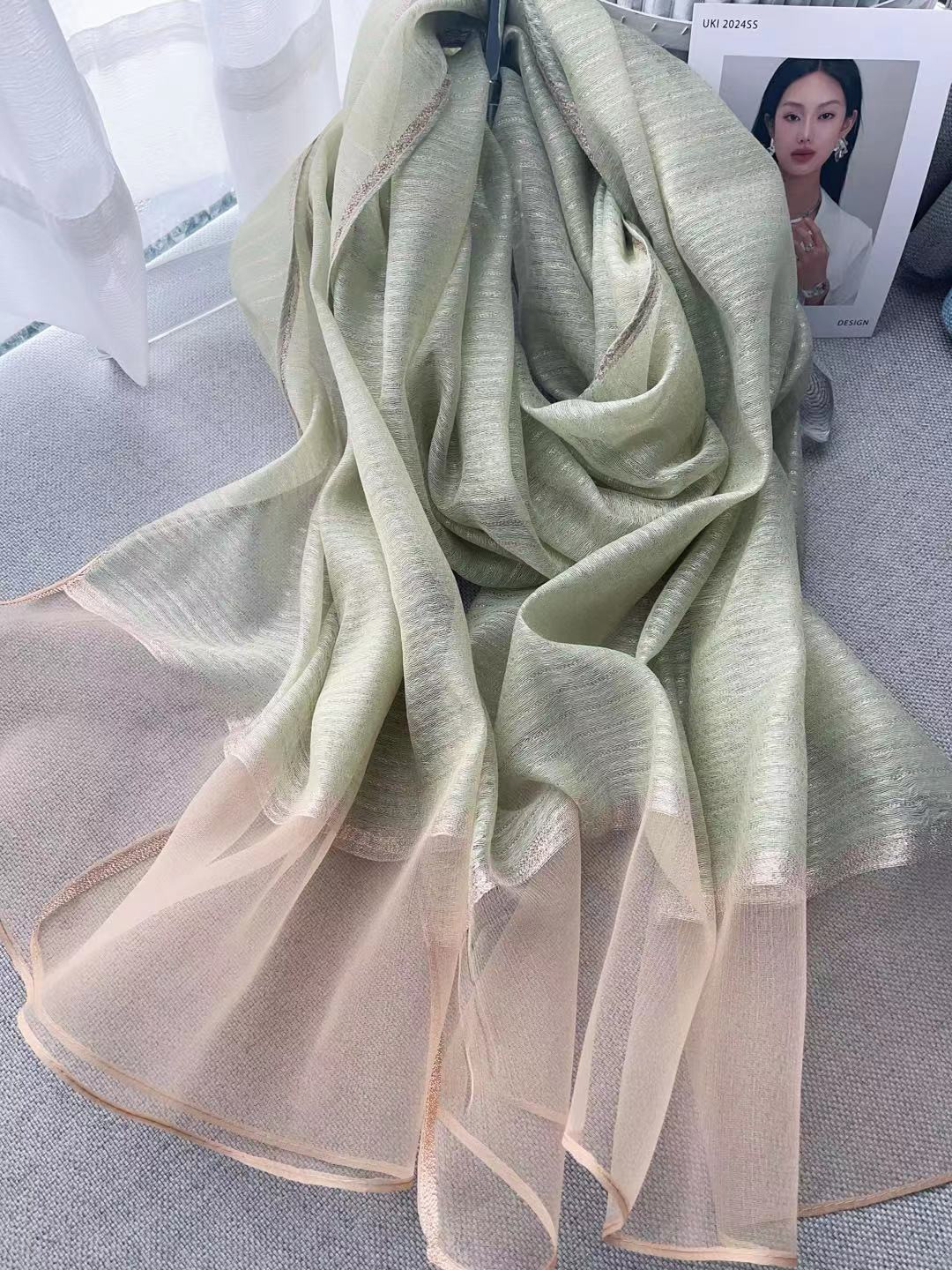 Party Wear Cotton Silk Hijab/Scarf