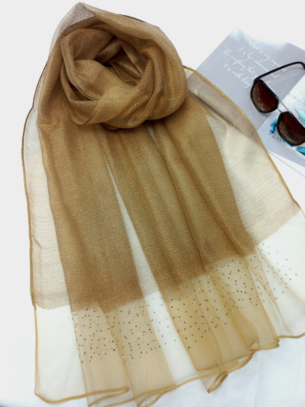 Party Wear Cotton Silk Hijab/Scarf