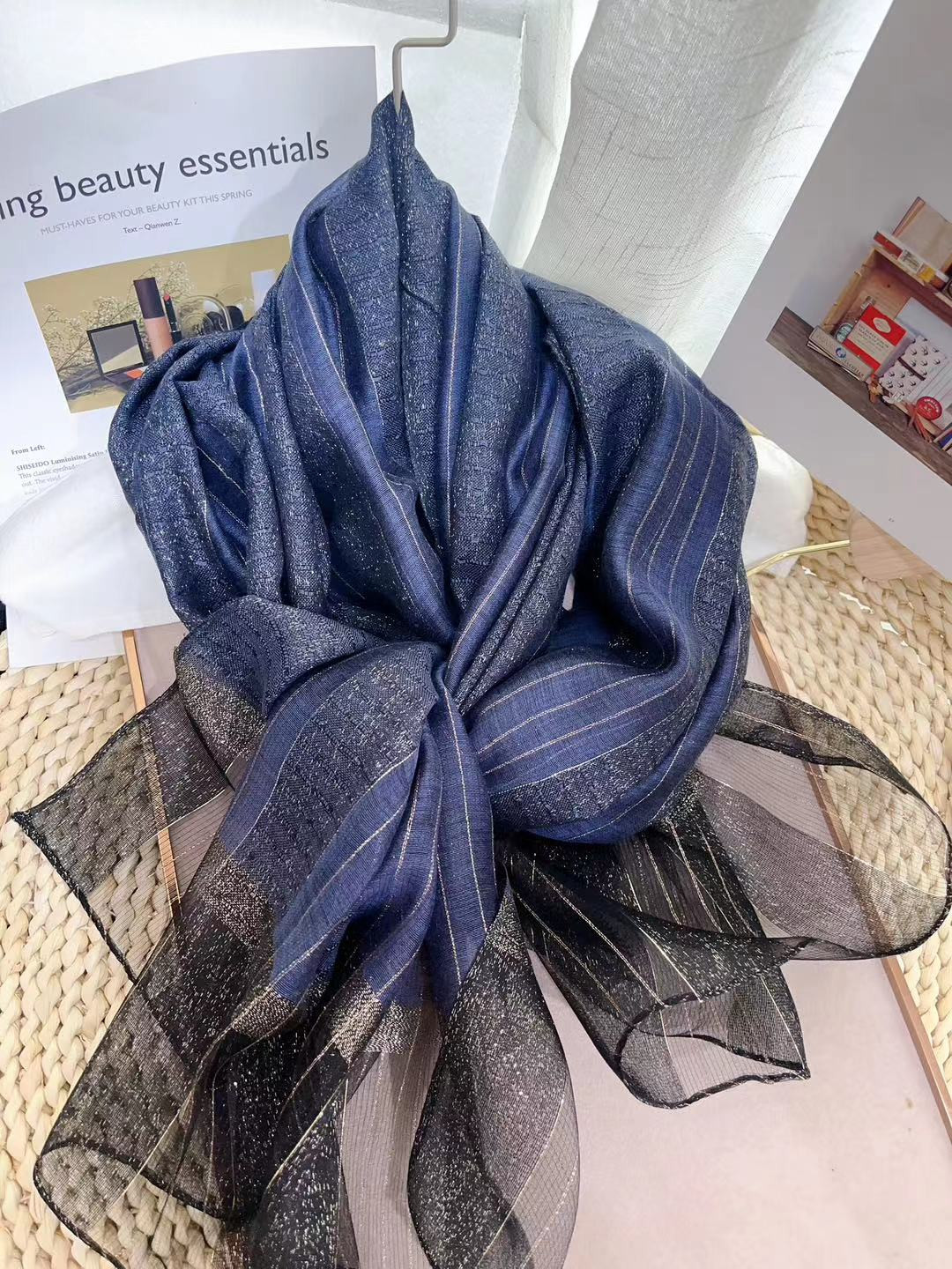 Party Wear Cotton Silk Hijab/Scarf