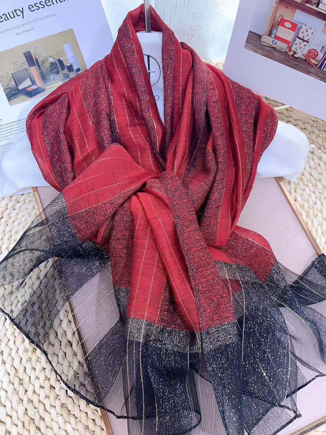 Party Wear Cotton Silk Hijab/Scarf