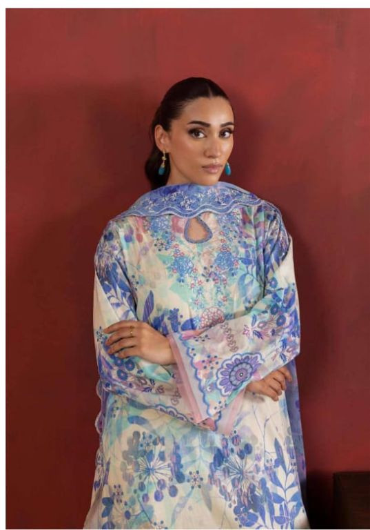 RANG PASAND 3-PC Unstitched Embroidered Chiffon Collection
