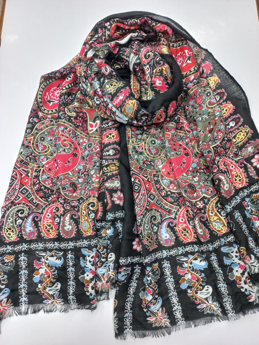 Thin Tassel Cotton/Viscose Hijab/Scarf