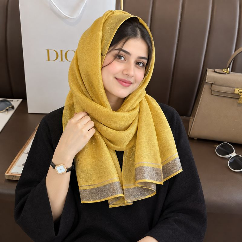 Party Wear Cotton Silk Hijab/Scarf