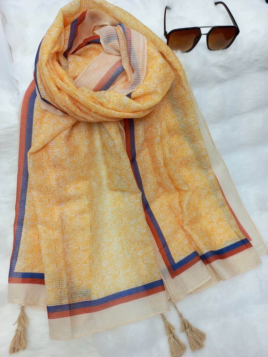 Thin Tassel Cotton/Viscose Hijab/Scarf