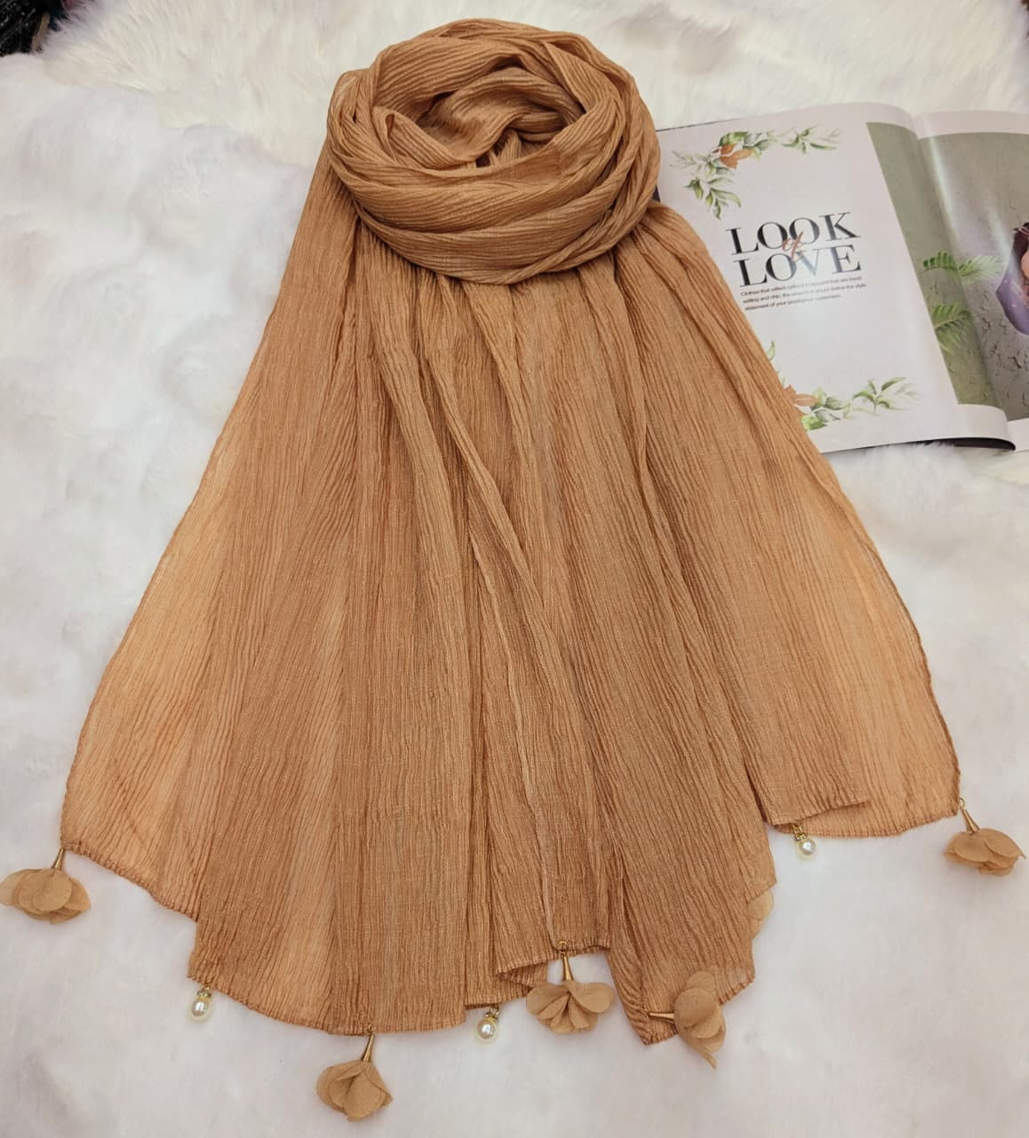 Ridded cotton Hijab/Scarf