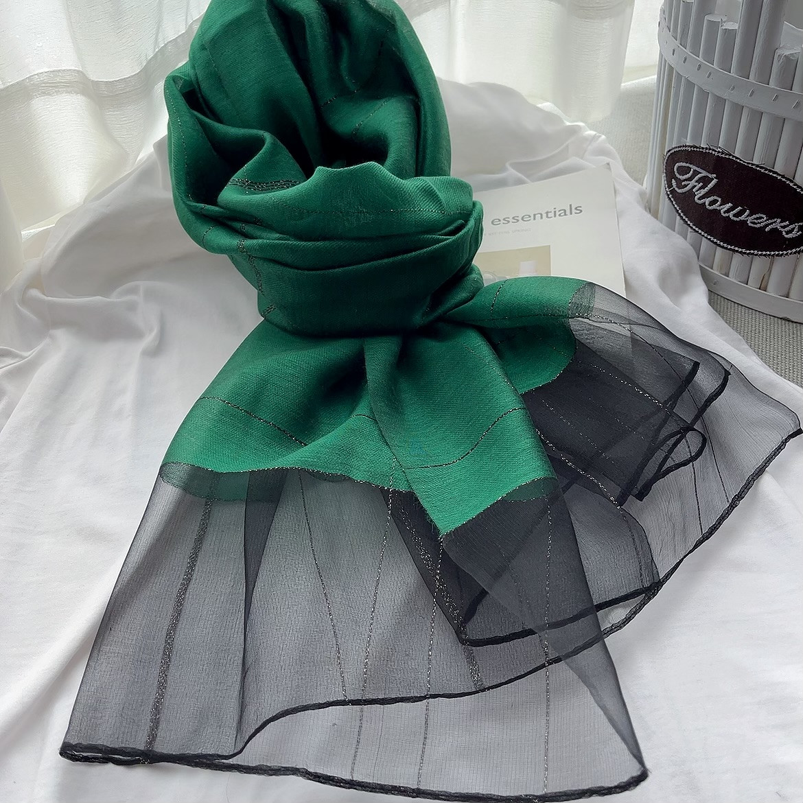 Party Wear Cotton Silk Hijab/Scarf