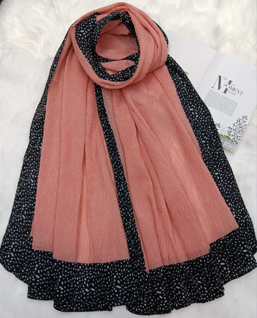 Ribbed Cotton Silk Hijab/Scarf