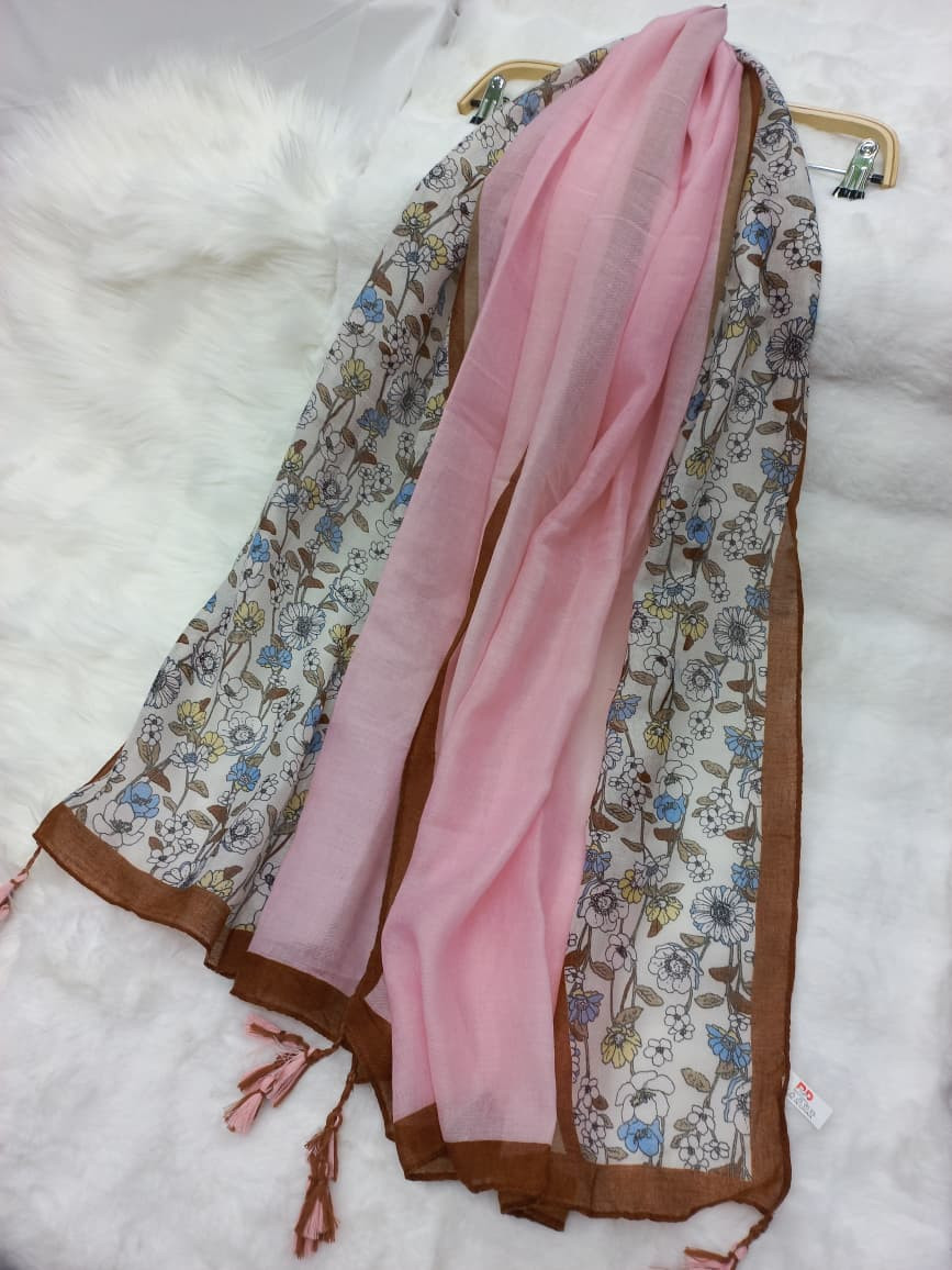 Thin Tassel Cotton/Viscose Hijab/Scarf