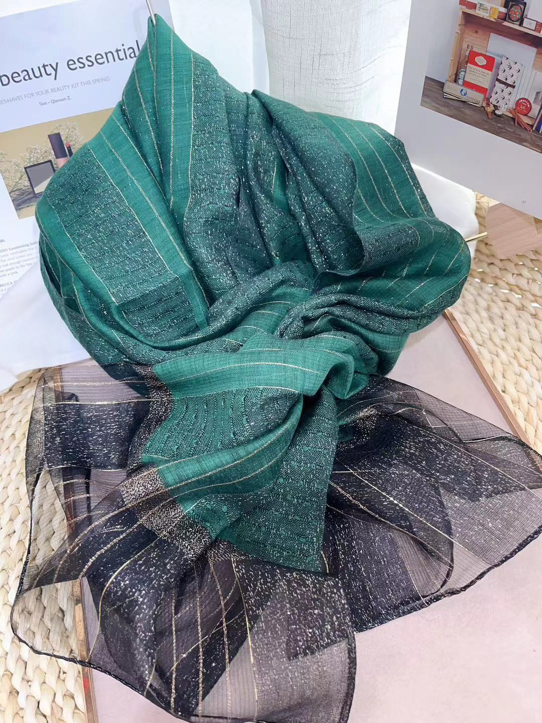 Party Wear Cotton Silk Hijab/Scarf