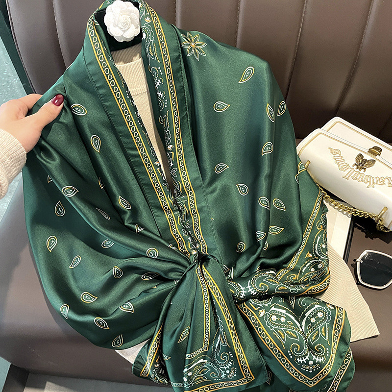 Premium Quality Party Wear Printed Luxury Silk Hijab/Scarf