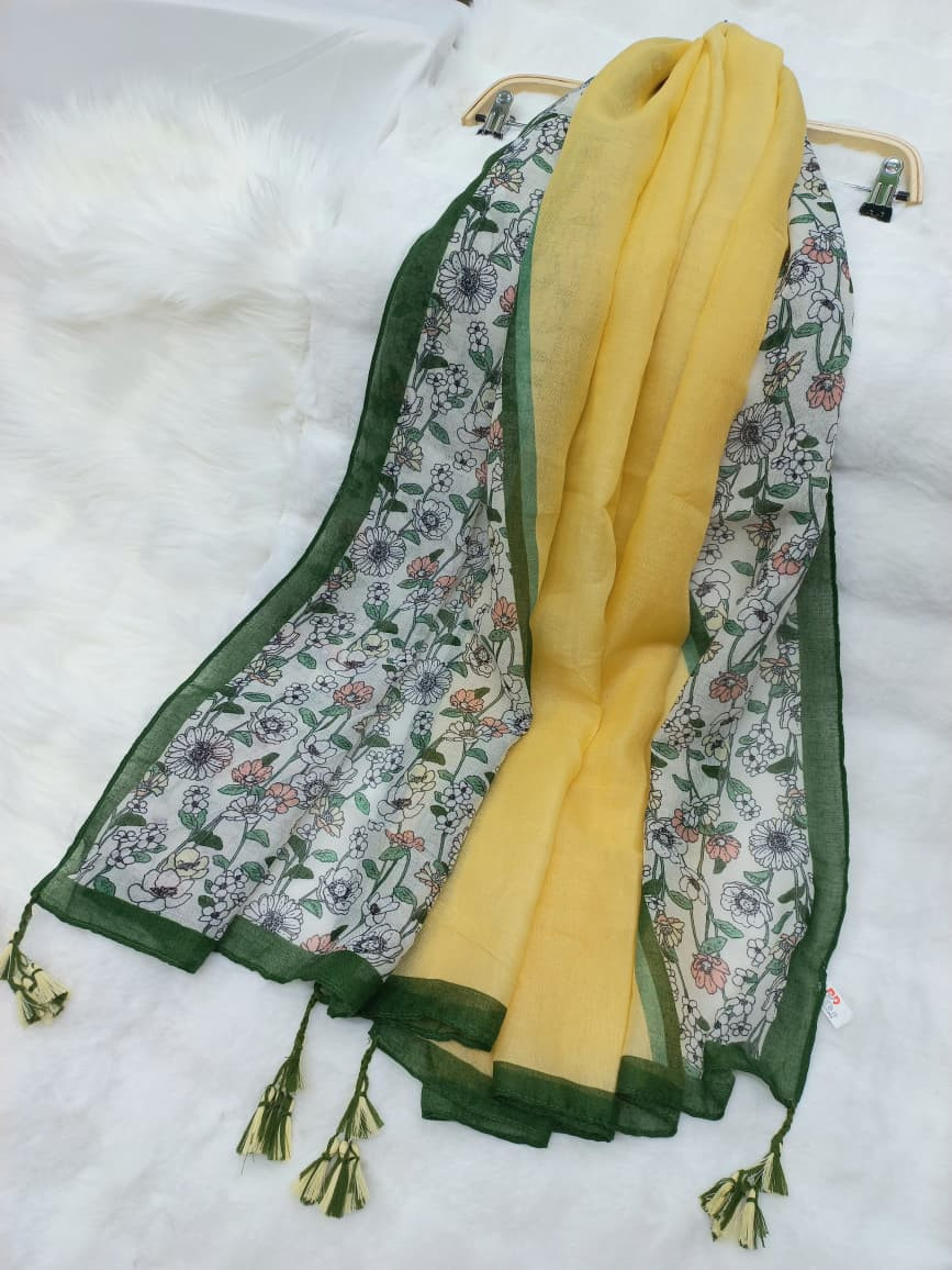 Thin Tassel Cotton/Viscose Hijab/Scarf