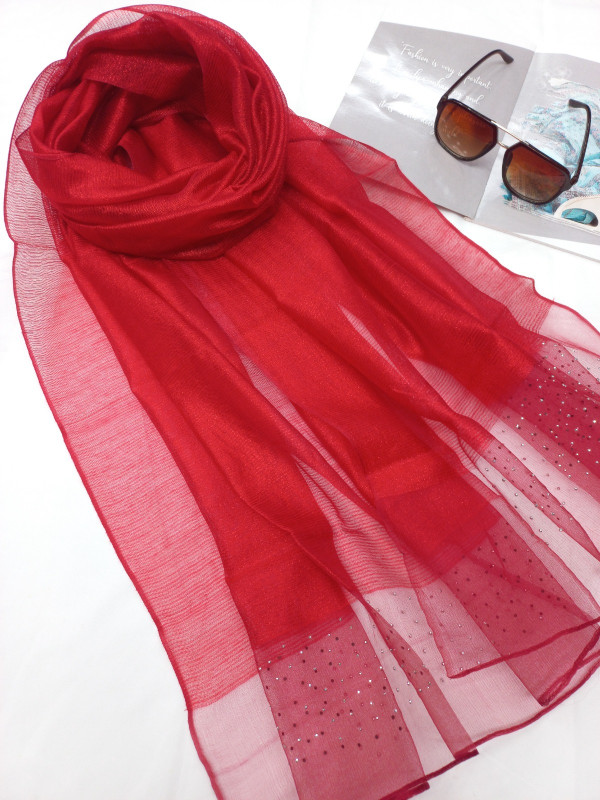 Party Wear Cotton Silk Hijab/Scarf